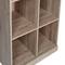 Honey Can Do Brown Stackable 6 Cube Shelf Organizer with Anti-Tip Hardware